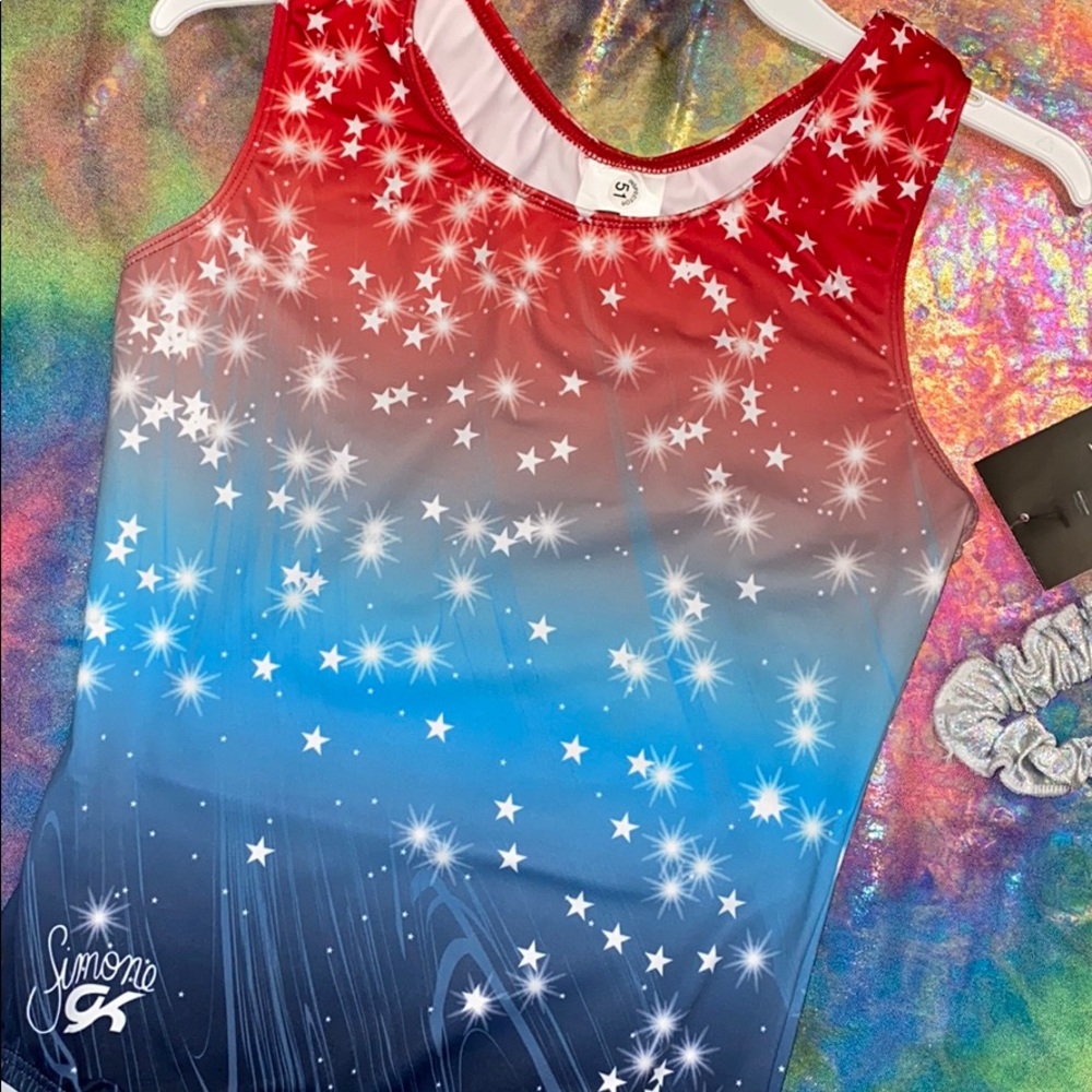 GK ELITE x SIMONE BILES Aurora Leotard - Picture 6 of 8